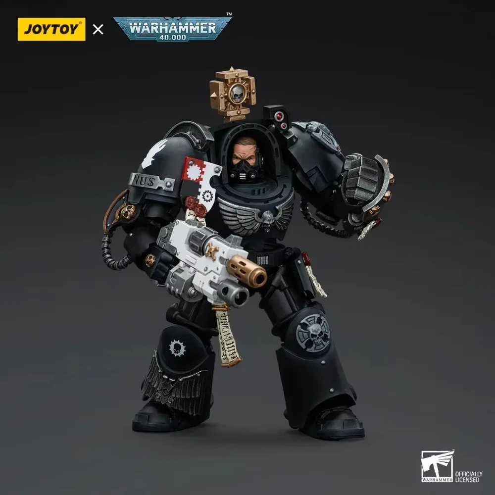 Joy Toy Warhammer 40K Figur Iron Hands Captain in Terminator Armor Actionfigur Gemeinsame bewegliche Figurensammlung Spielzeugmodell