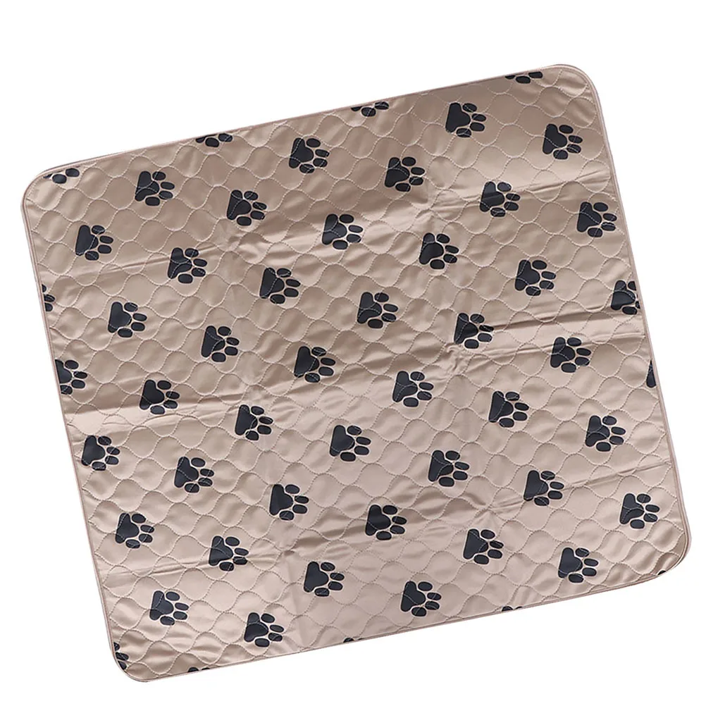 

Pet Pee Pads 60X40X0.5Cm Brown Washable Waterproof Training Puppy Pads For Dog Cat Kennel Mat Housebreaking Pad Dog