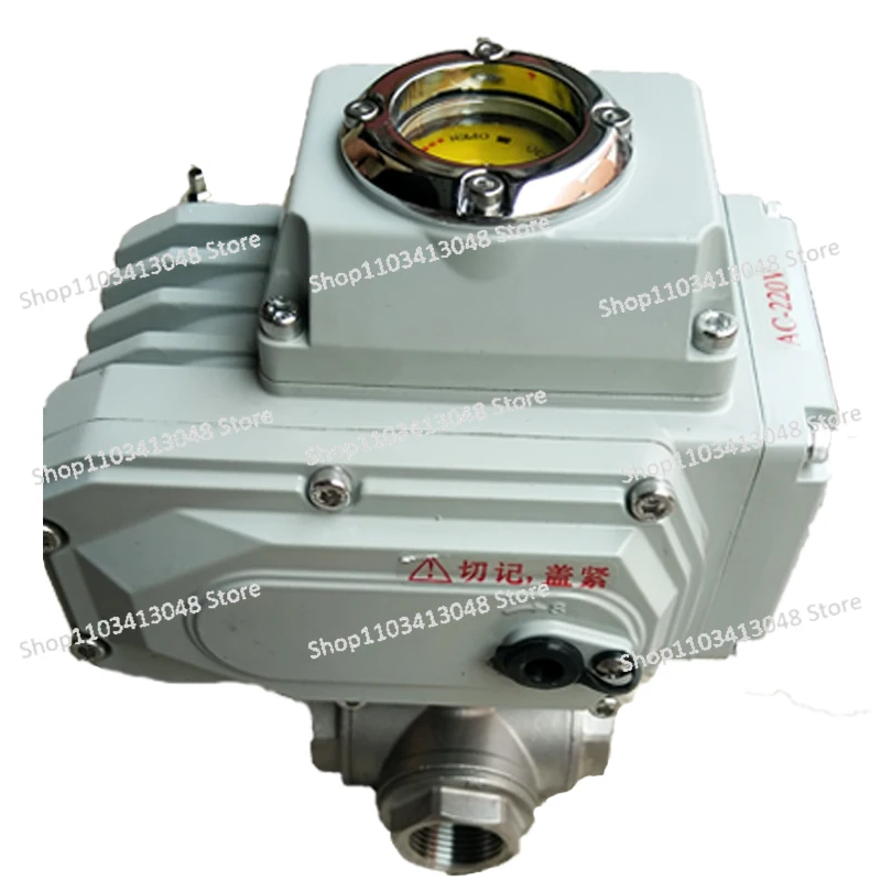 

Q914F/15F-16P electric three-way ball valve, stainless steel wire buckle electric three-way ball valve DN15-DN50 L type