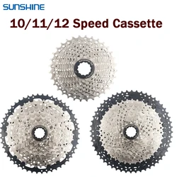 Sunshine MTB Cassette 10 11 12 Speed Road Bike Ratchet 32T 50T 52T 11S Bicycle Freewheel 12V K7 Mountain Bike Parts