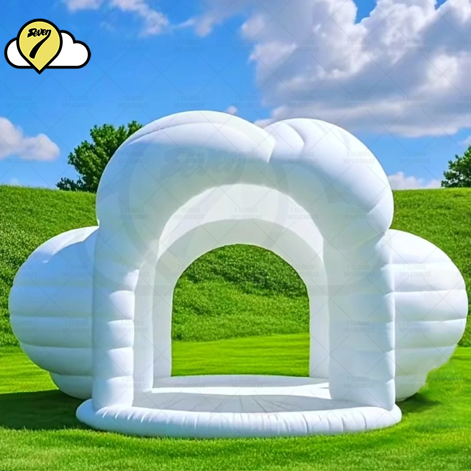 Oxford aufblasbares Zelt, aufblasbares Wolkenzelt, Iglu-Kuppelzelt mit Gebläse, aufblasbares Zelthaus für Party, Ausstellung, Festival