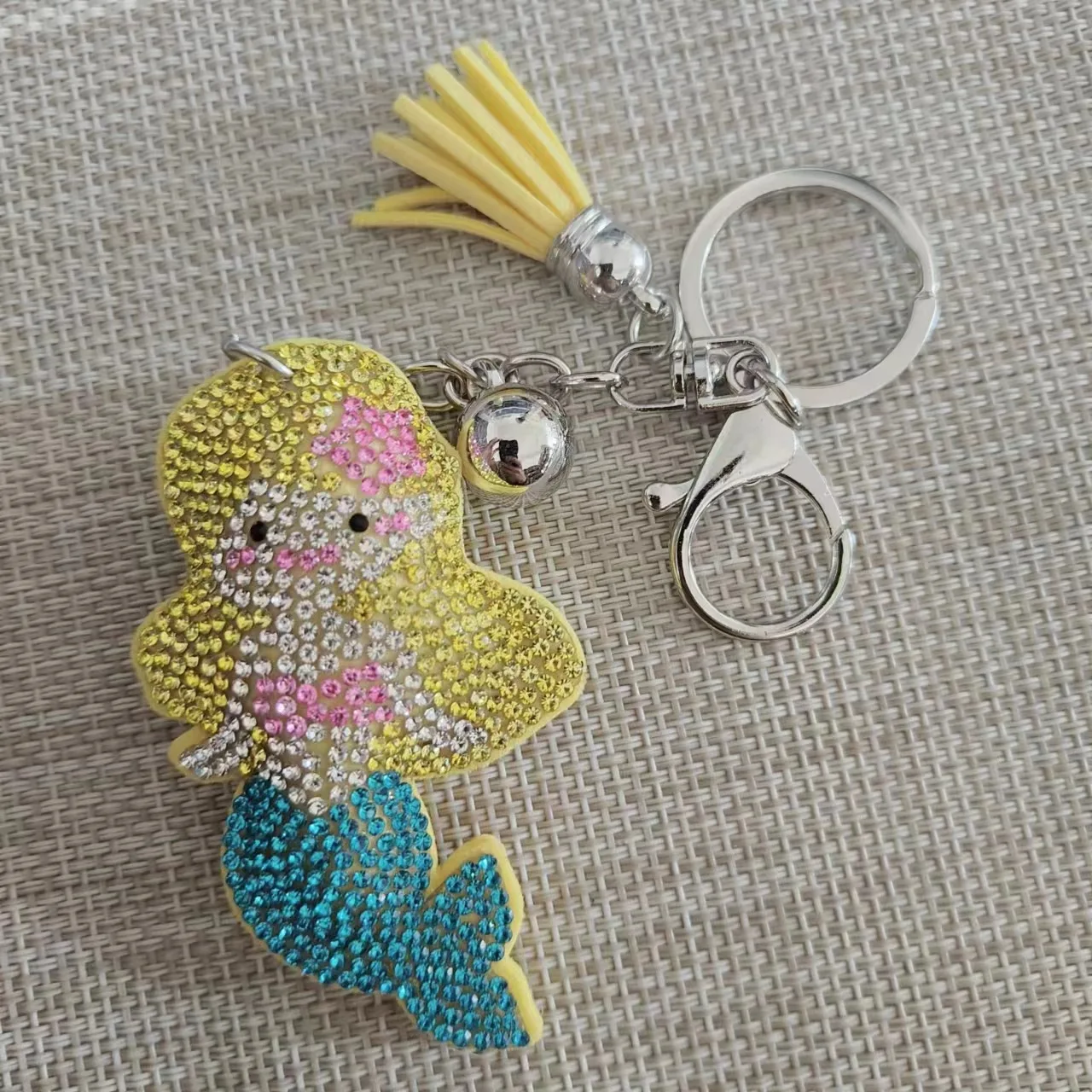 Disney cartoon sirena diamanti portachiavi carino borsa anime e ornamenti pendenti regali di compleanno per donne Europa e America