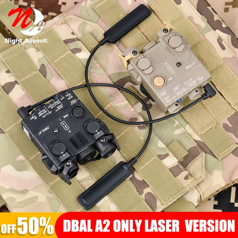 

Tactical Airsofr DBAL-A2 Red Dot Green Laser Sight Aiming Indicator Only Laser No Light No IR DBAL M300 M600 Hunting Flashlight