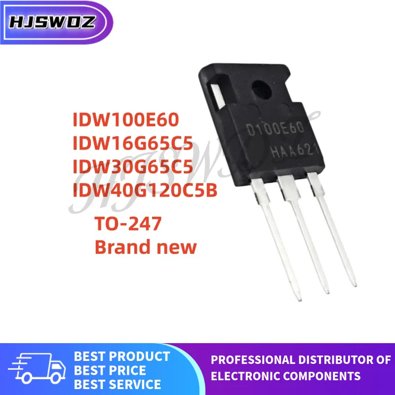 5Pcs IDW40G120C5B CIDW16G65C5 IDW30G65C5 D4012B5 DW100E60 D1665C5 D3065C5 TO-247 power transistor