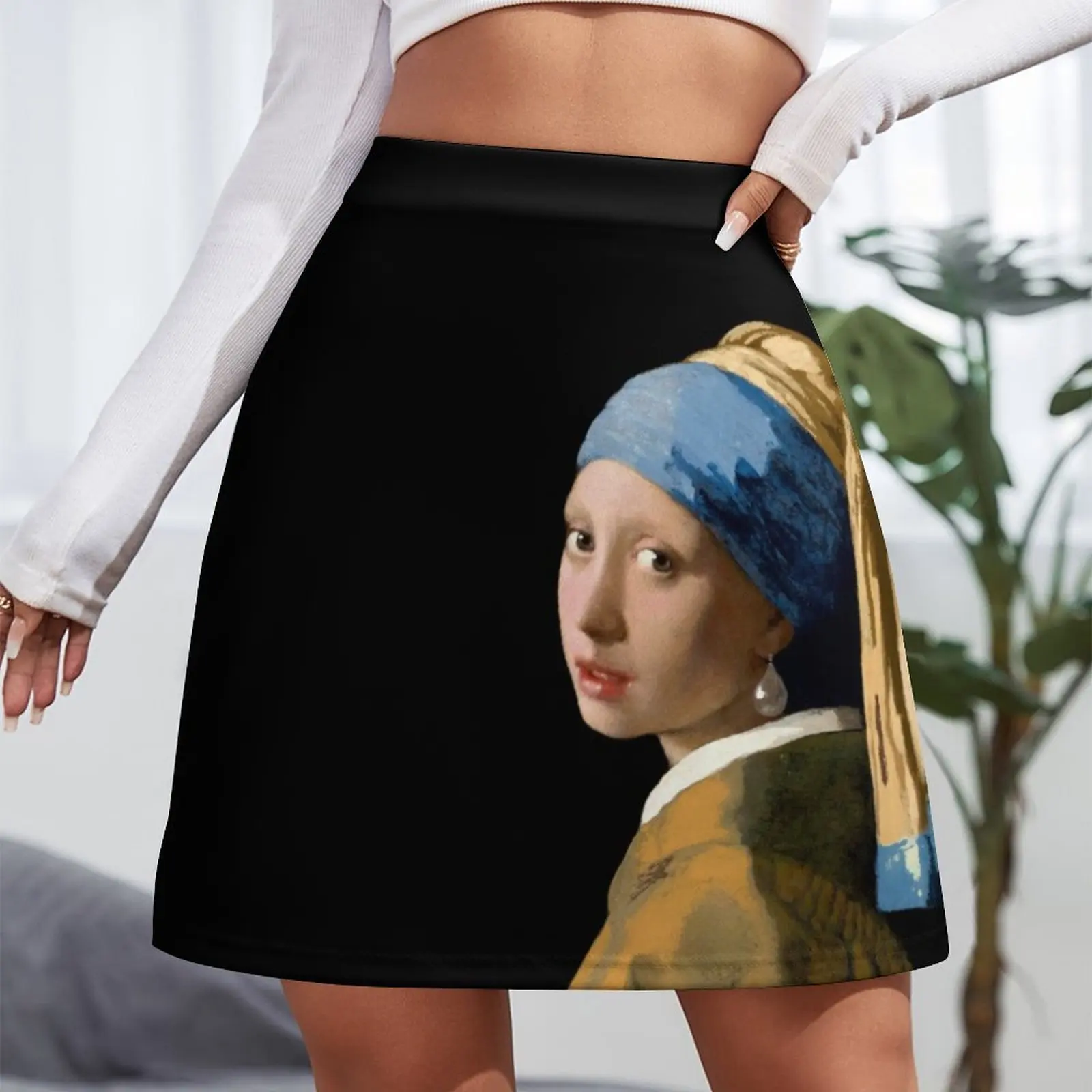 Girl With A Pearl Earring Mini Skirt girls skirt midi skirt for women luxury women skirts