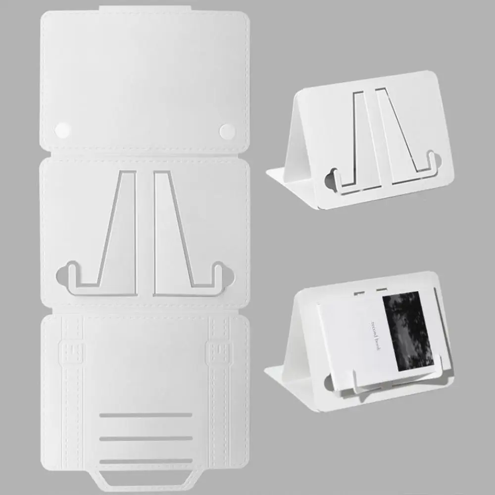 Ins Rak Baca Portabel Skor Musik Lipat Buku Berdiri Meja Resep Rak Buku Organizer