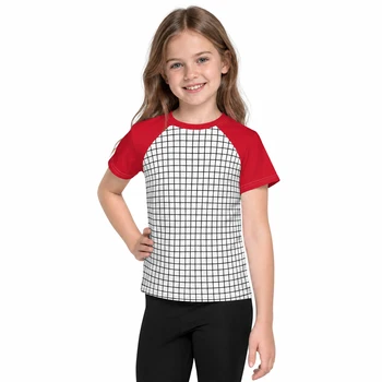 Grid Character T-Shirt 1