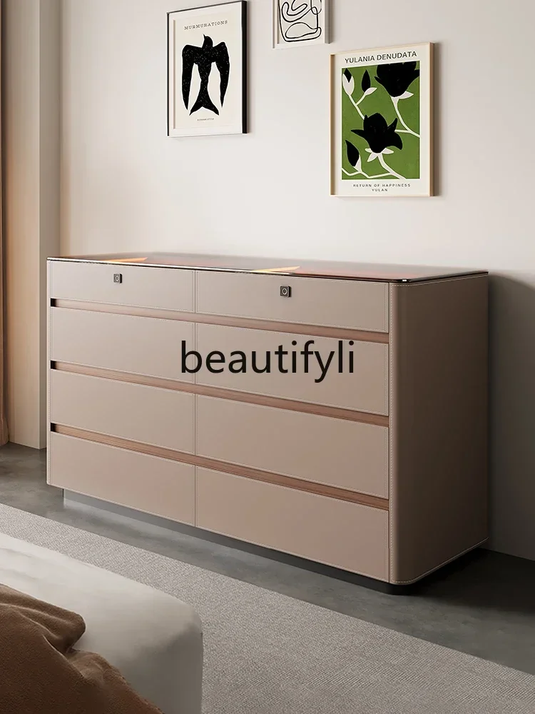 

S1S Bedroom Locker Household Drawer Against Wall Fingerprint Lock Bedside Storage Bucket Cabinet Cloakroom Jewelry Display Cabin