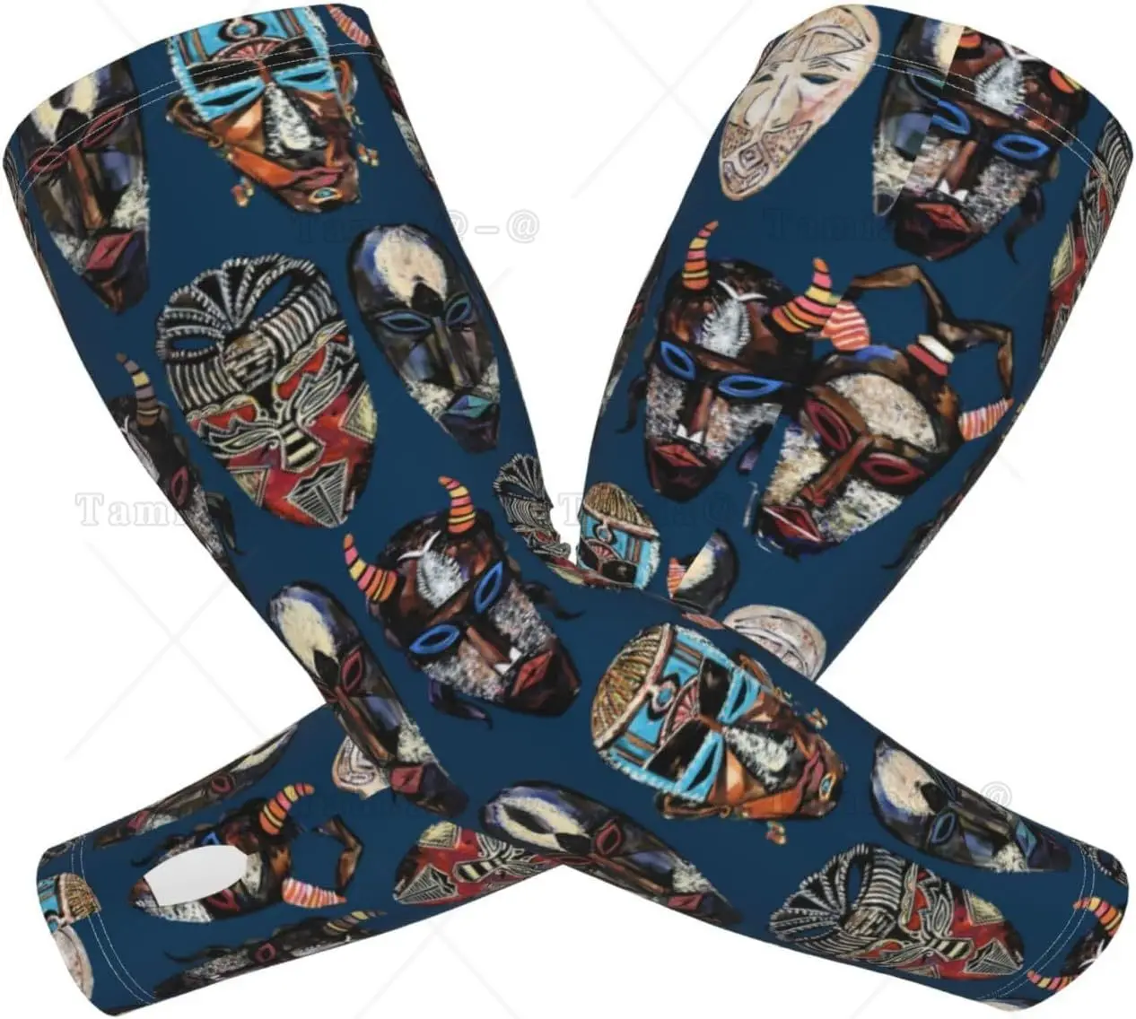 African Art Arm Sleeves African Arm Cover Gardening Ethnic Cooling Arm Sleeves for Africa