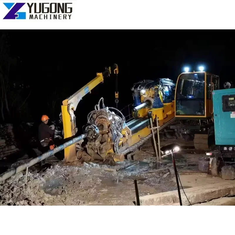 China HDD Horizontal Directional Drilling Rig Machine Underground Pipe Construction Horizontal Directional Drilling Rig Machine