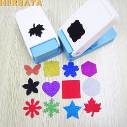 Flower Hole Puncher para crianças, corte de papel DIY, Eva Foam Maker, Labor Saving Puncher, Scrapbooking, navio livre, CL-1216