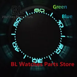 BL 38mm Ceramic Watch Bezel Two-tone Full Luminous Insert Fit 40mm-41mm Watch Case Watch Parts Replacement Accessorie