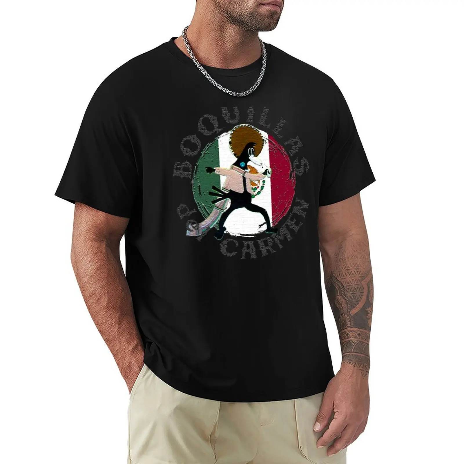 Boquillas del Carmen T-Shirt Christmas Theme Tee Top
