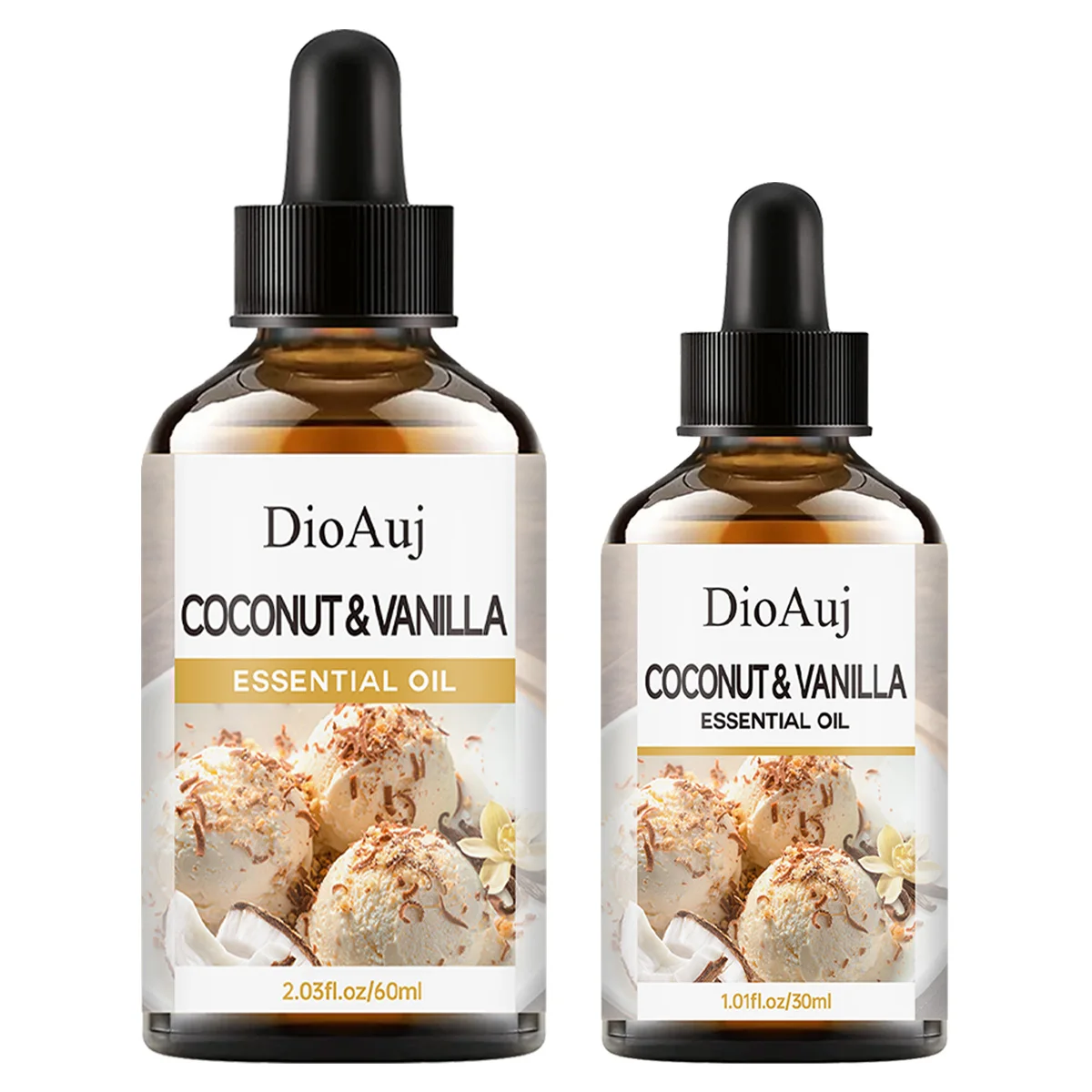 

Эфирное масло DioAuj COCONUT&VANILLAES, 1 шт., растительное эфирное масло - для увлажнителя, ухода за лицом, кожей, ароматерапии, ухода за волосами