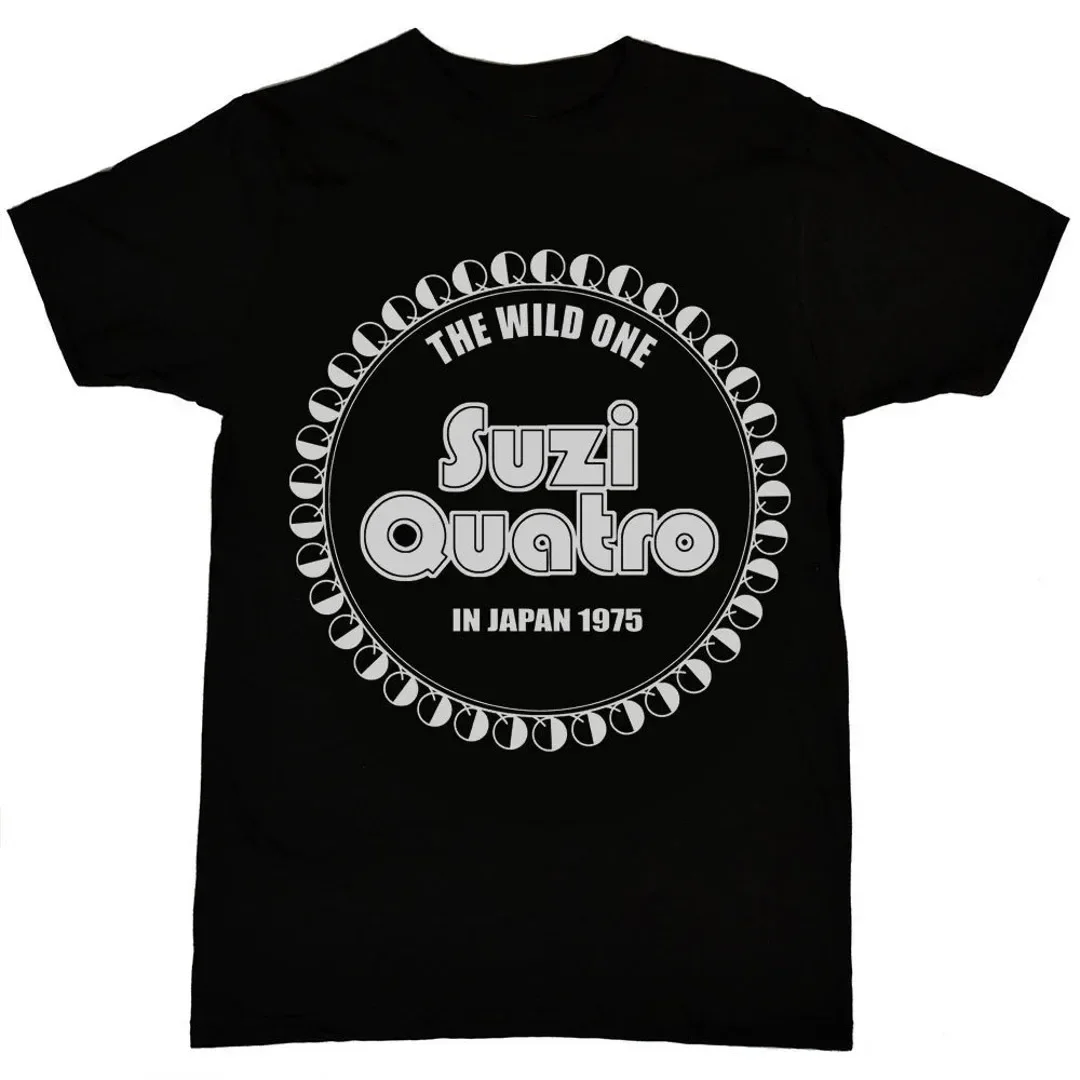 The Wild One In Japan Suzi Quatro Shirt Black Classic Unisex S-2345XL LI634