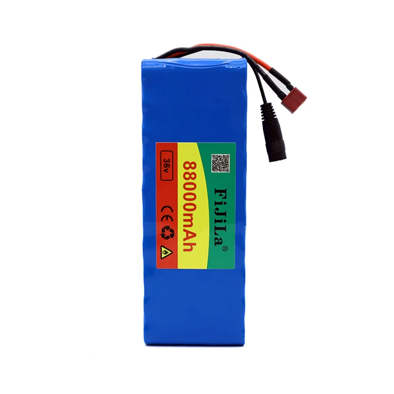 36v88ahbateria10s4p bateria 500w bateria de alta potência 42v 88000mah ebike bicicleta elétrica bms com t-plug + 42v Carregador