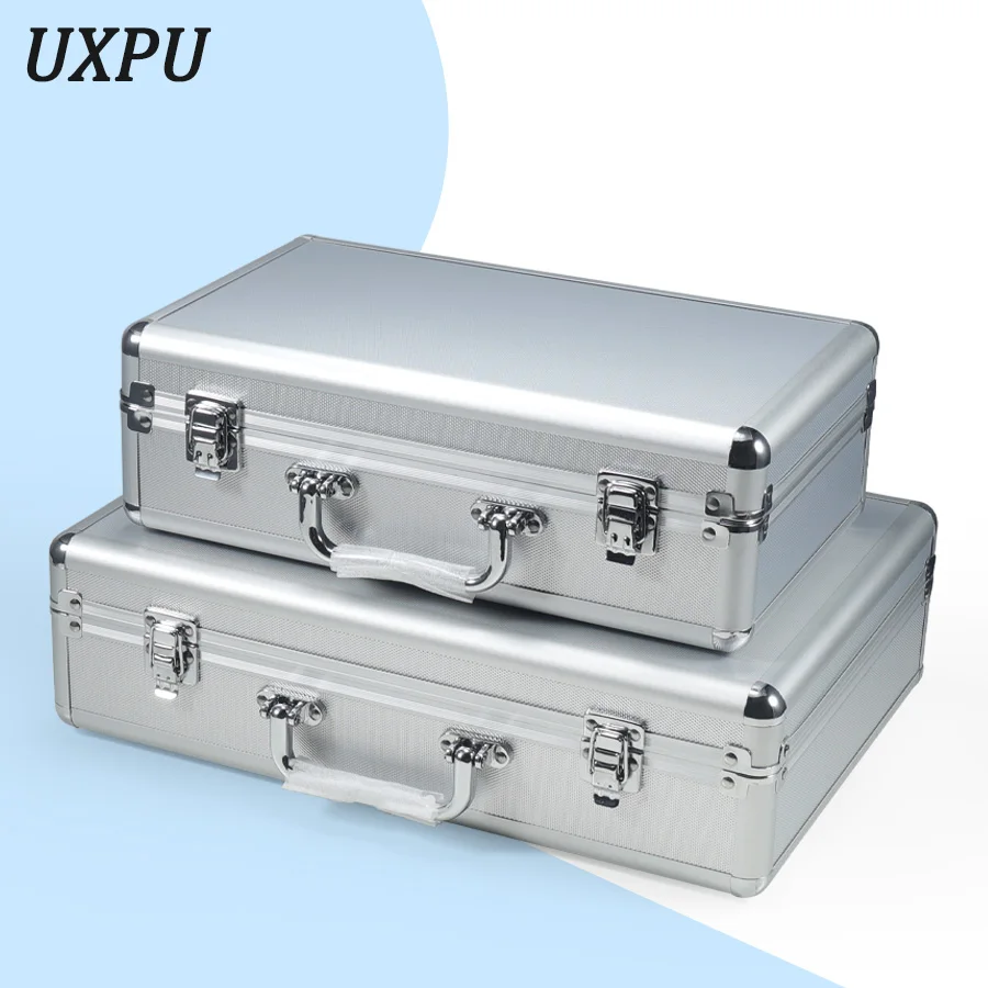 Aluminum Alloy Auitcase With Dual Lights Loupes Storage Box Waterproof and Moisture-Proof Wear-resistant and Drop Resistant