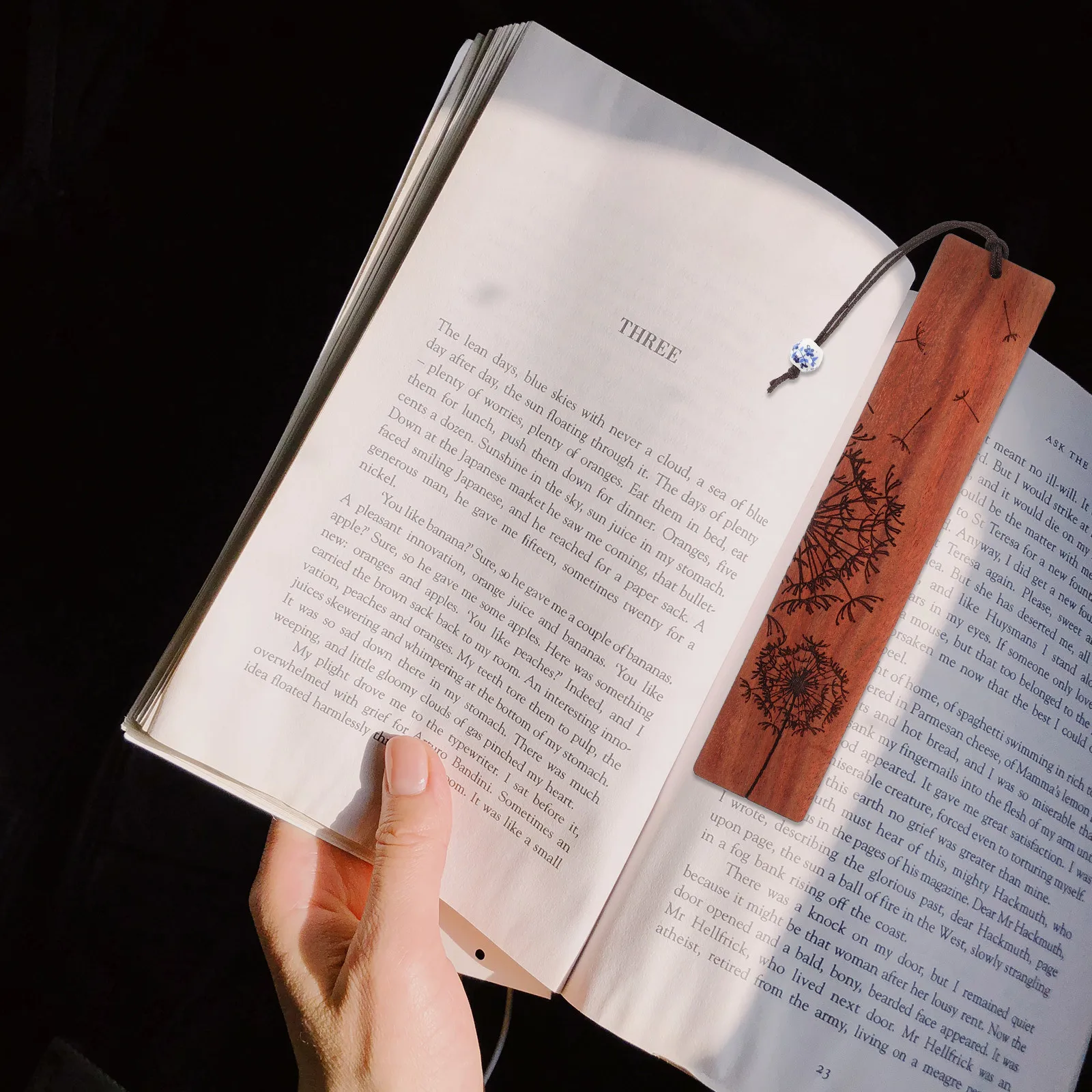 

Wooden Bookmarks Carved With Tassel Decorative Bookmark For Festival Gift Vintage Label Classical Wood Craft Reading