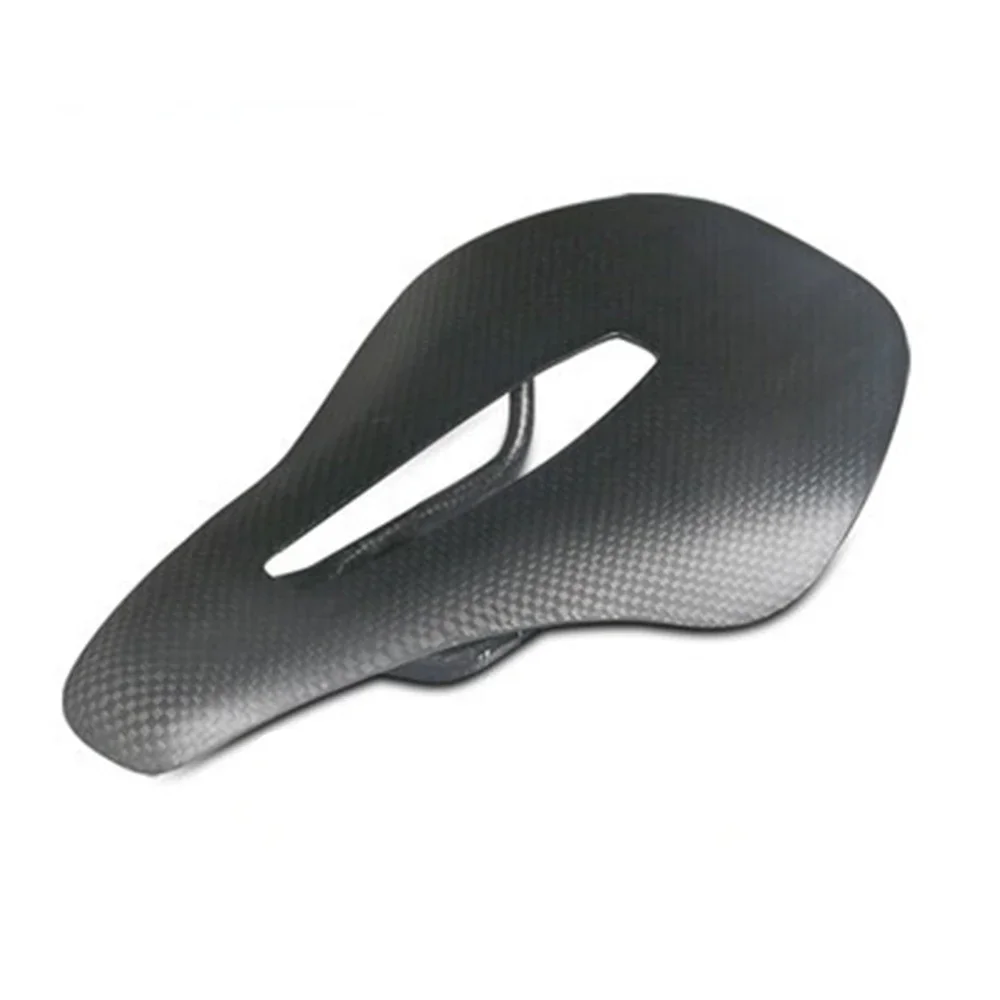 Mountain Bike Carbon Fiber Riding Seat Cushion Saddle Ultra-Light Carbon Bow Bike Accessories Carbon Fiber Bicycle Mtb Saddle