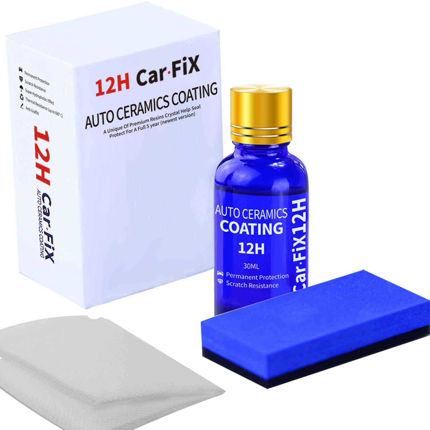 

12H Ceramics for Car Polish Liquid Ceramic Coat Hydrophobic Glass Coating Paint Protective Foil Care Anti-scratch Auto Wax