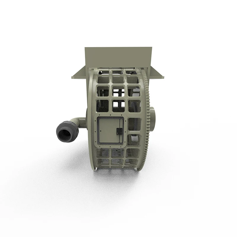 NTS100C Water Cycle Filter System Submerged Rotary Drum Filter For Clean Water For Indoor RAS Fish Aquaculture High Equipment