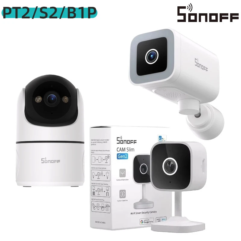 SONOFF Smart camera CAM CAM-PT2 CAM-S2 CAM-B1P  WEBCAM 1080P HD security camera