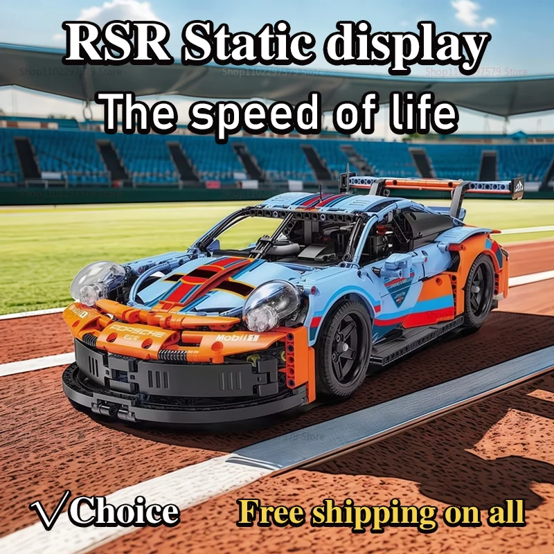 

1680PCS Classic Super Racing Cars City Super Sports Car Bricks Vehicle Sets Puzzle Technical Toy For Kids Children Birthday Gift