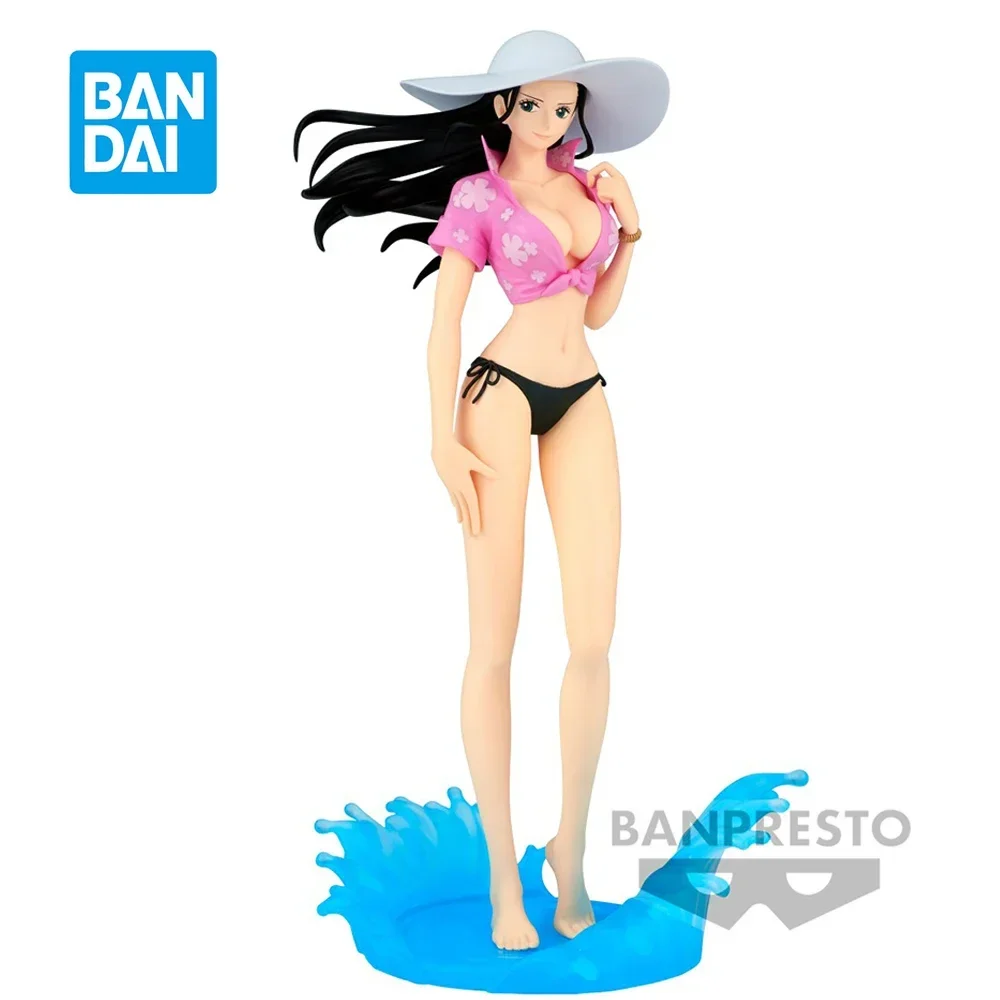 Original Bandai One Piece Nico Robin Glitter & Glamours Splash Style 23Cm Anime Figure Pvc Model Collectible Toys Child Gift