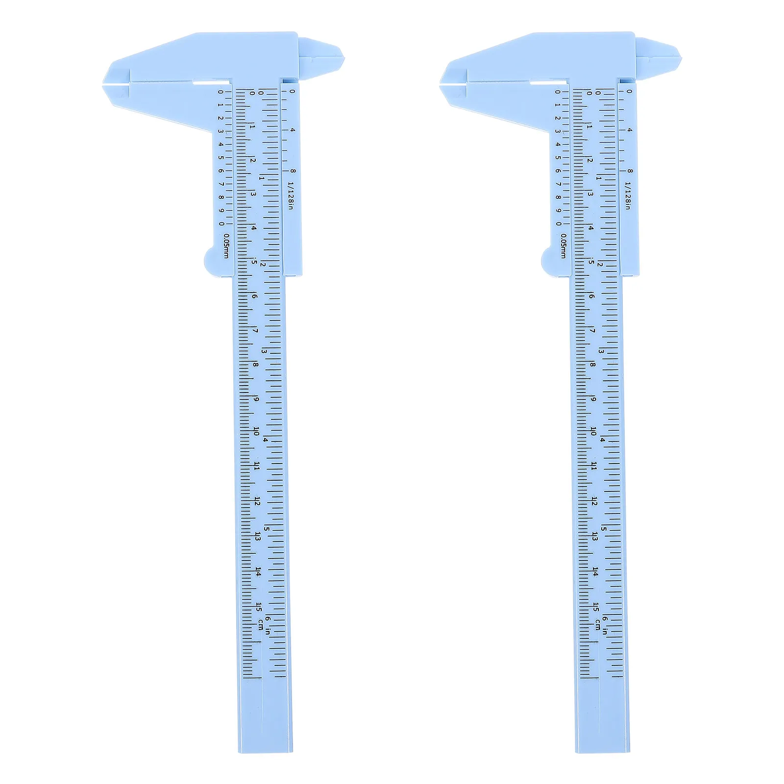 

2Pcs Eyebrow Measuring Ruler Professional Brow Positioning Tool Portable Flexible Design for Artists Light Blue