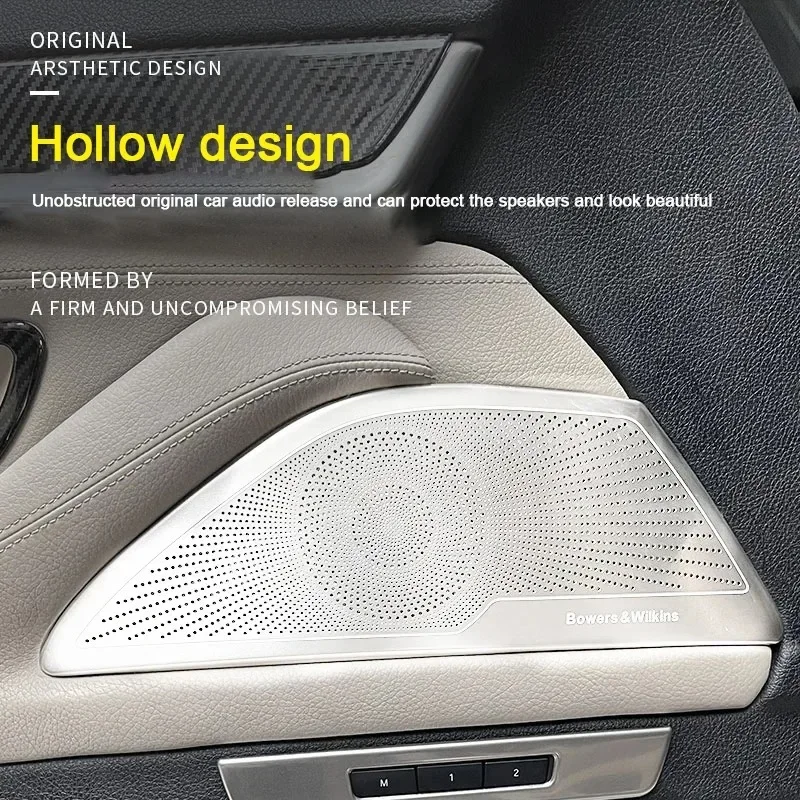 

Для BMW 5 серии F10 F11 2023 2022 2021, крышка динамика на приборной панели автомобиля, накладка на приборную панель, вентиляционное отверстие, накладка на рамку, наклейка