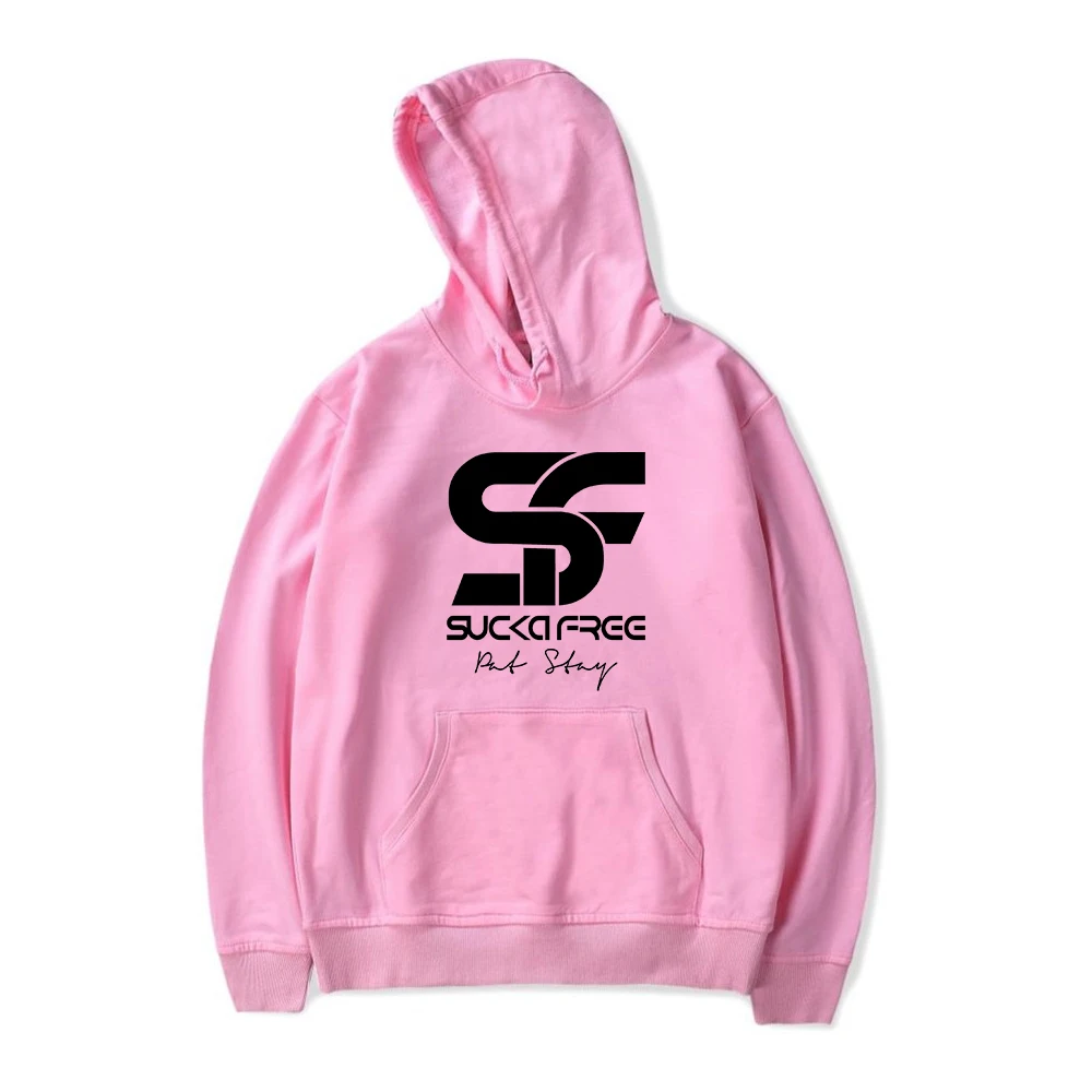 Pat Stay Sudadera con capucha Sucker Free Merch Unisex de manga larga para mujeres y hombres Sudadera con capucha Rip Rapper ropa de Hip Hop