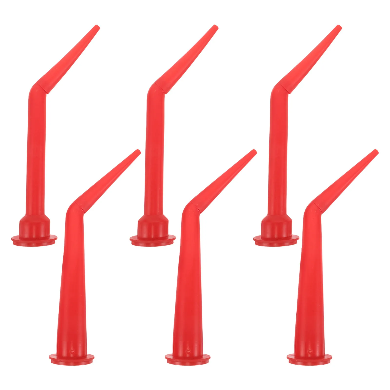 6 قطعة فوهة السد تمديد أنبوب البلاستيك السد بندقية تلميح لستارة جدار الباب نافذة تسرب تطبيق الغراء قضيب أداة #5