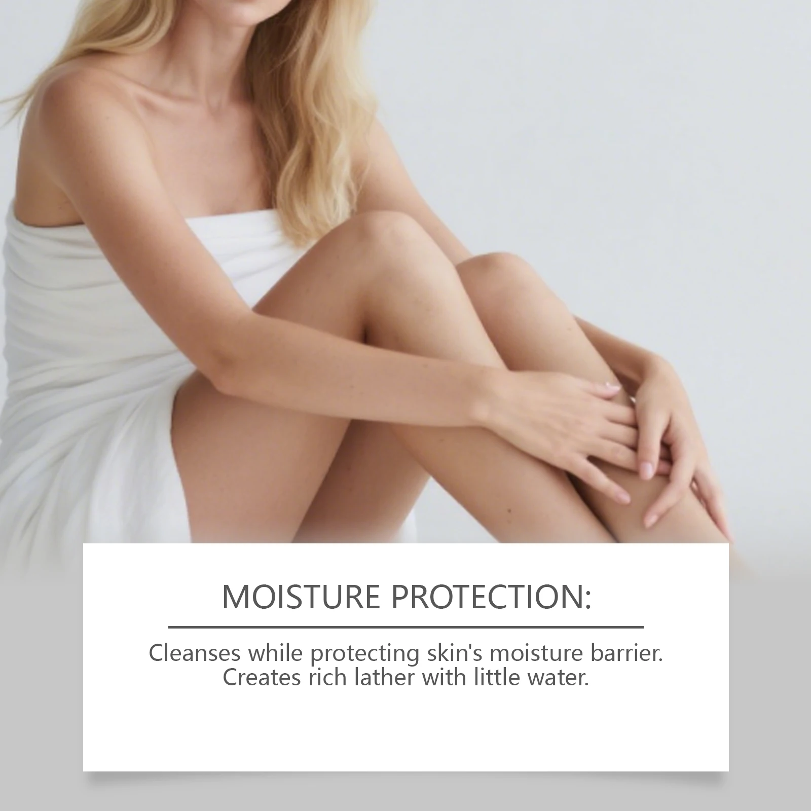 Gentle Fragrance-Free Cleansing Bar - Multi-Area Cleansing, Leaves Body Skin Smooth & Tender, Moisturizing Soap