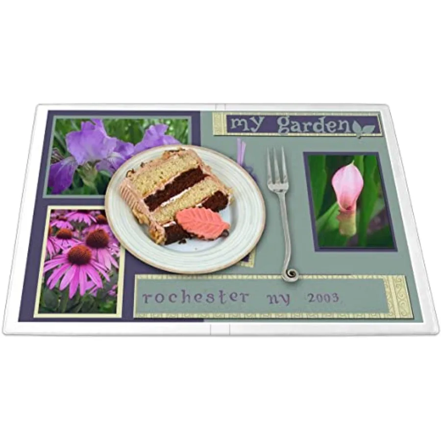 

ScrapSMART - Защитные покрытия для столешниц - 40 штук - 13 x 20 - Прочный прозрачный пластик - Идеально для защиты кухонных столешниц - Многоразовые