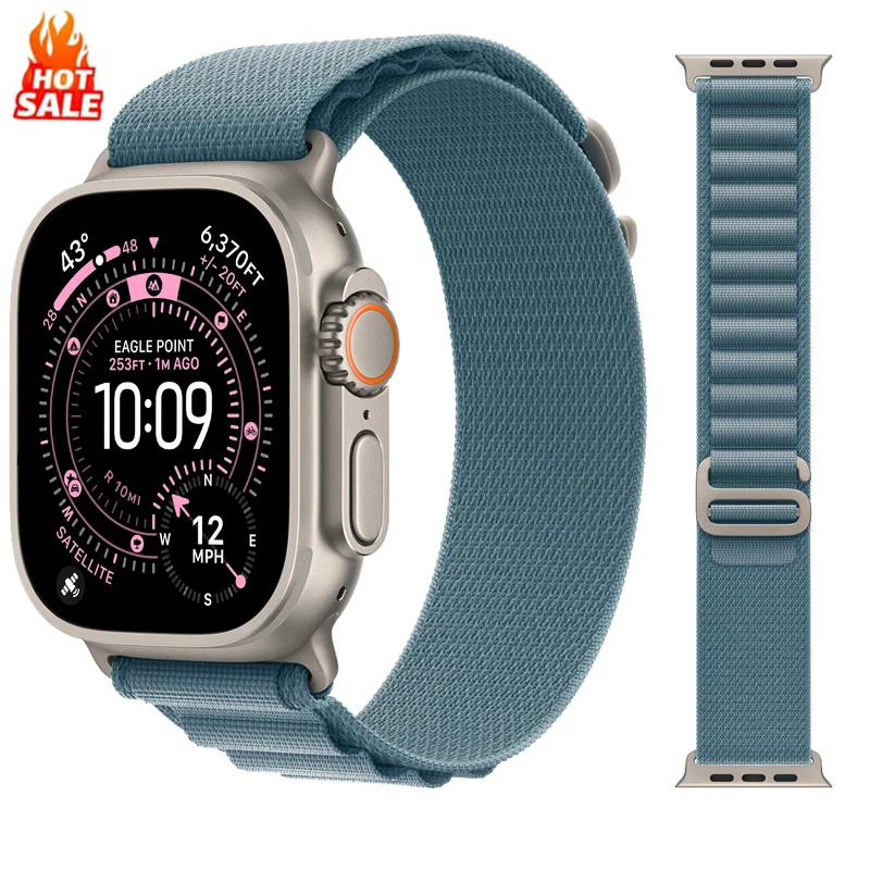 Neue Alpine Loop-Armbänder für Apple Watch Ultra3 2 49mm 44mm 40mm 41mm 42mm 46mm 45mm Correa iWatch Series 11 10 9 8 7 6 SE 3 – Detail 2