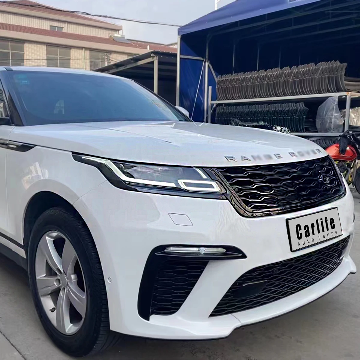 Applicable for Land Rover velar 2017-2023 change to SVA bumpers body Kit include grill.