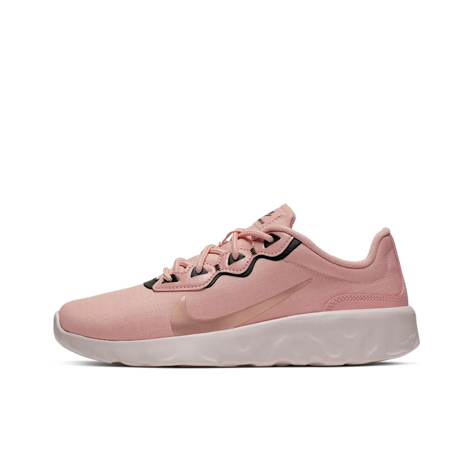 Nike Explore Strada Running Shoes Women's Low Top Pink CQ7624-600