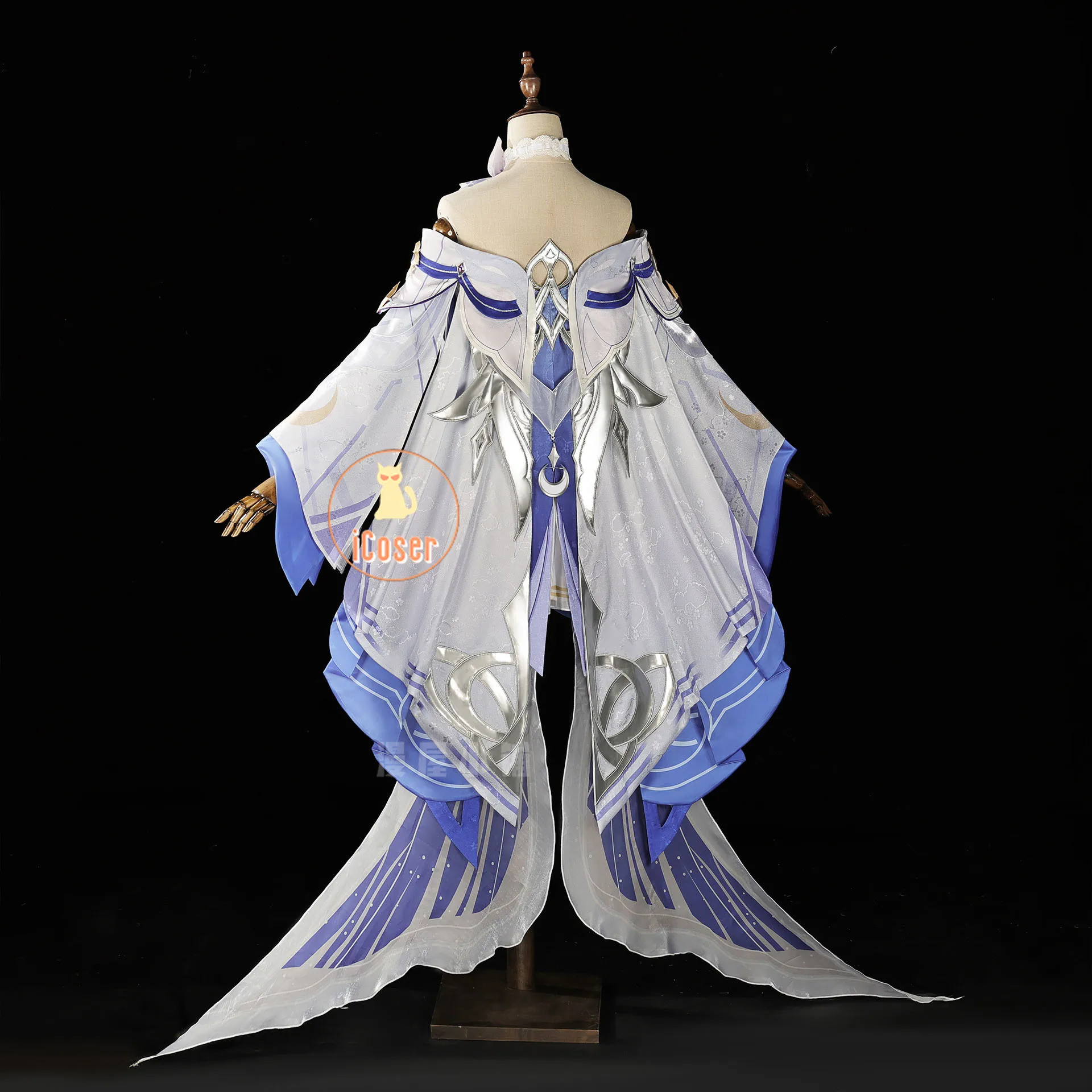 Genshin Impact Columbina Cosplay Costume Wig The Damselette Dress ...