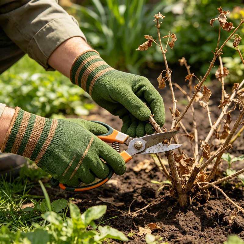 

1 пара садовых перчаток, устойчивых к проколам и износу, унисекс, безопасные садовые перчатки для обрезки кактусов, роз и ежевики.