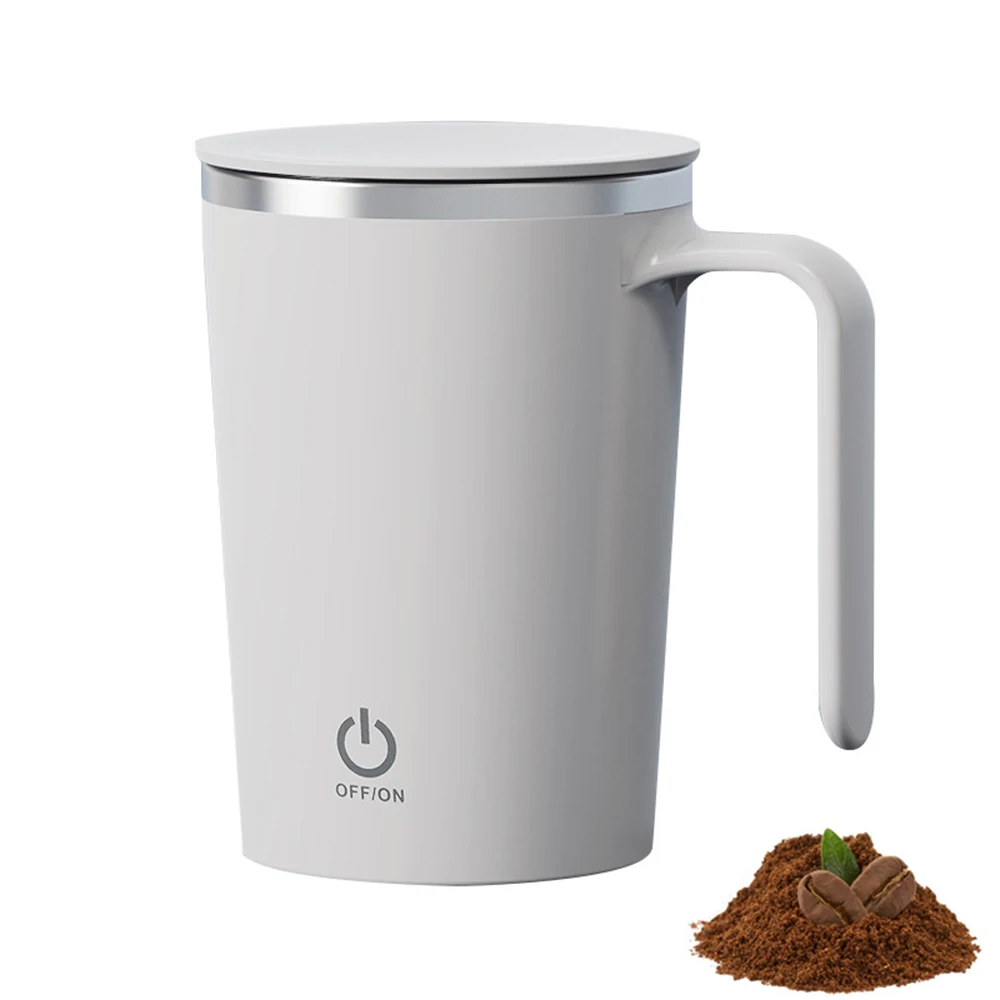 

Automatic Stirring Magnetic Mug Creative Stainless Steel, Electric Smart Mixer Coffee Milk Mixing Cup Water Bottle Mark Cup, USB