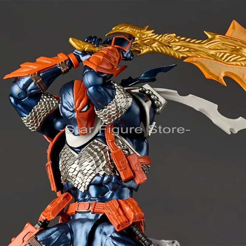 مذهلة ياماغوتشي Deathstroke عمل الشكل 16 سنتيمتر Kaiyodo Revoltech Slade جوزيف ويلسون المنهي تمثال جمع نموذج اللعب