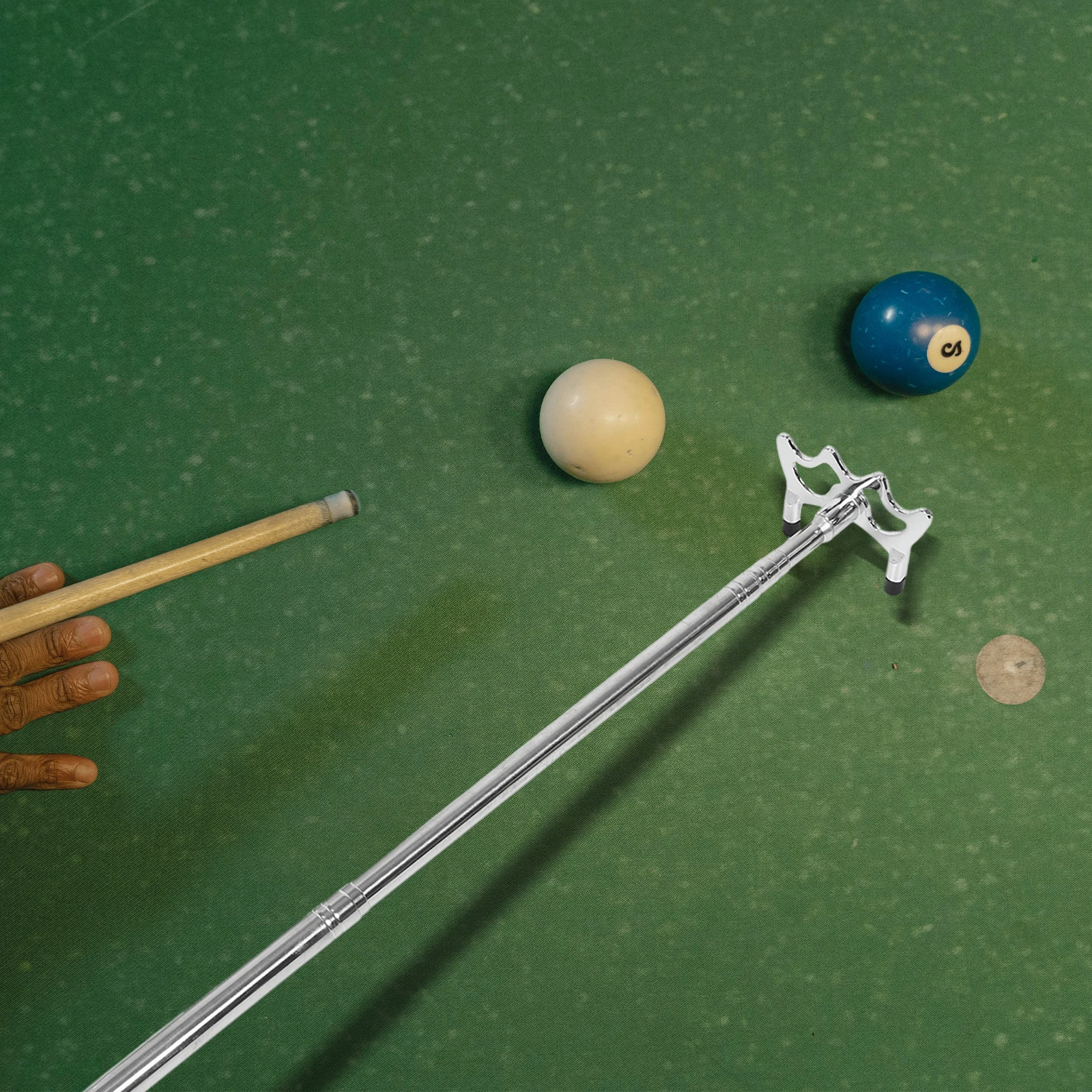 

Pool Bridge Stick Cues Sticks Table Hand Held Billiards Accessories Snooker