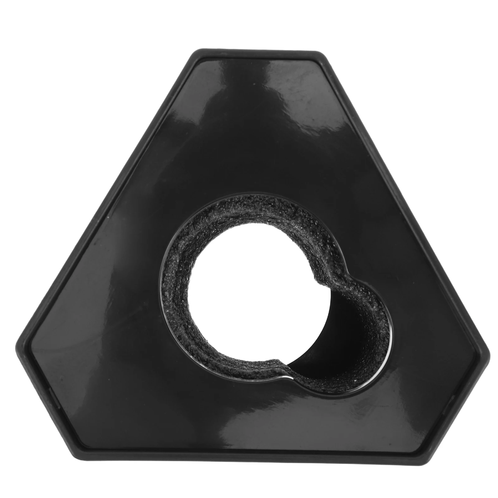 

Microphone Logo Holder Interview Station Diamond Stand Cube for Black Plastic Flag