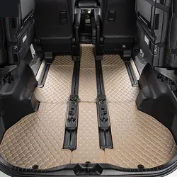 For alphard/vellfire  2008 2022 leather custom fit car floor mats  left/right Car Accesorios