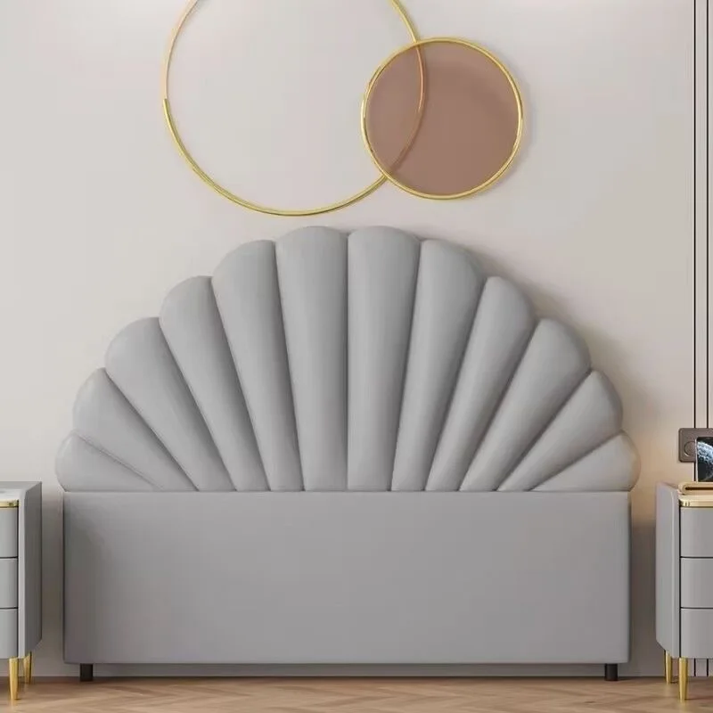 Cloud bedside ultra-thin light luxury cat claw leather technology cloth wear-resistant soft simple integration