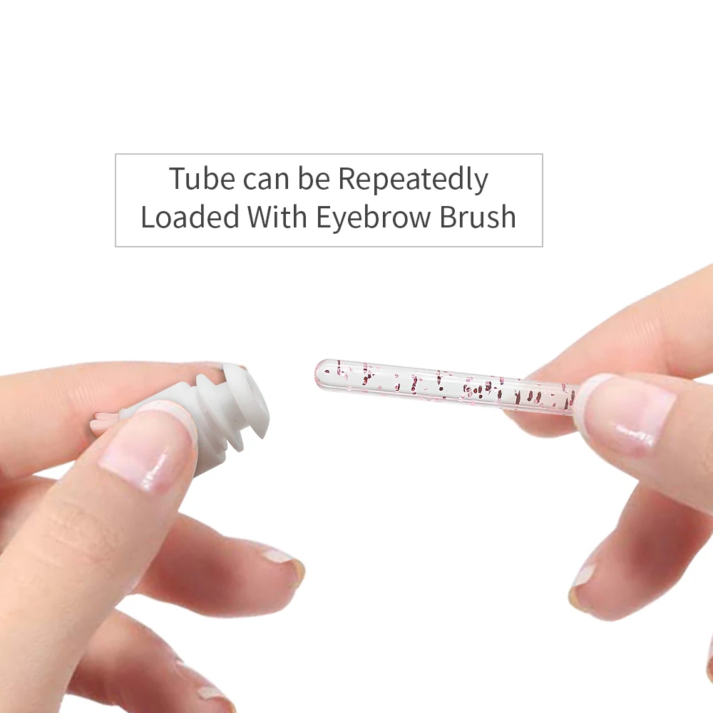 10/50Pcs Disposable Eyelash Brush Reusable Eyelashes Brush Tube Mascara Wands Tubes Dust-proof Lash Spoolies Storage Makeup Tool