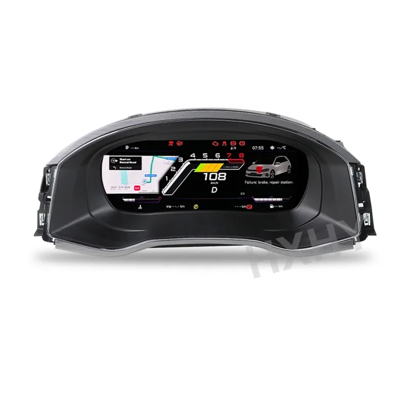 New Car LCD Digital Cluster For Volkswagen US American Passat Virtual Cockpit SpeedMeter Dash Carplay Screen Instrument Panel