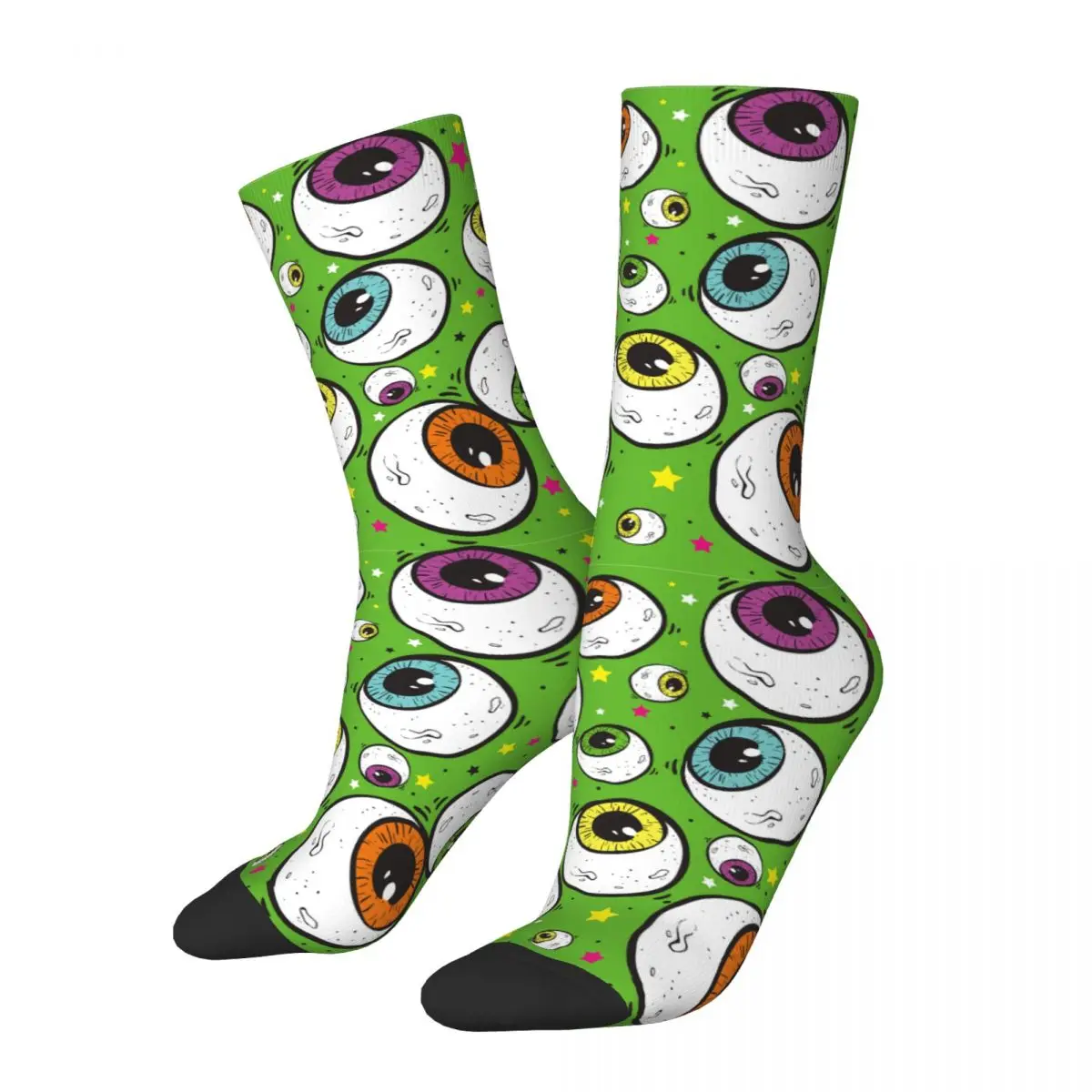 

Funny Unisex Trippy Hippy Abstract Eye Crew Socks Stuff Skateboard Socks Warm Wonderful Gifts