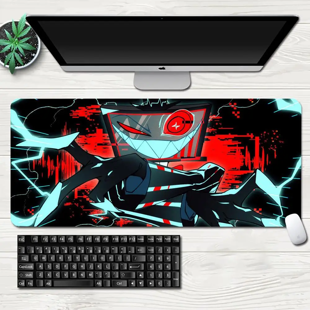 

Mouse Pad tapis de souris hentai H_Hazbin Hotels Large bureau cabinete pc gamer thickened rubber gaming accessories mouse pad