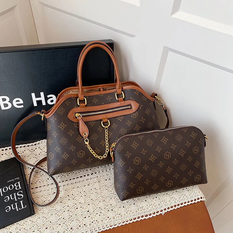 

Chic High-End Women's Tote Bag - Versatile 2-in-1 Crossbody & Shoulder Bag, Luxury Mother-Daughter Bag for All Occasions